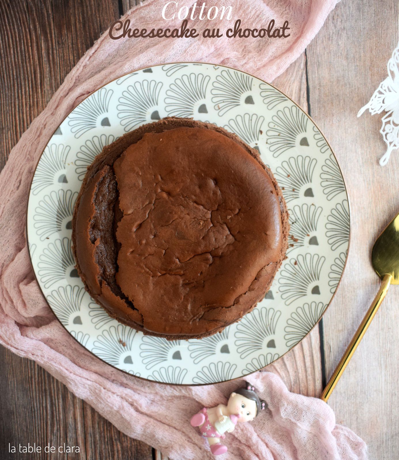 Cotton cheesecake au chocolat