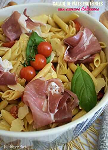 Salade de pâtes protéinées aux saveurs italiennes