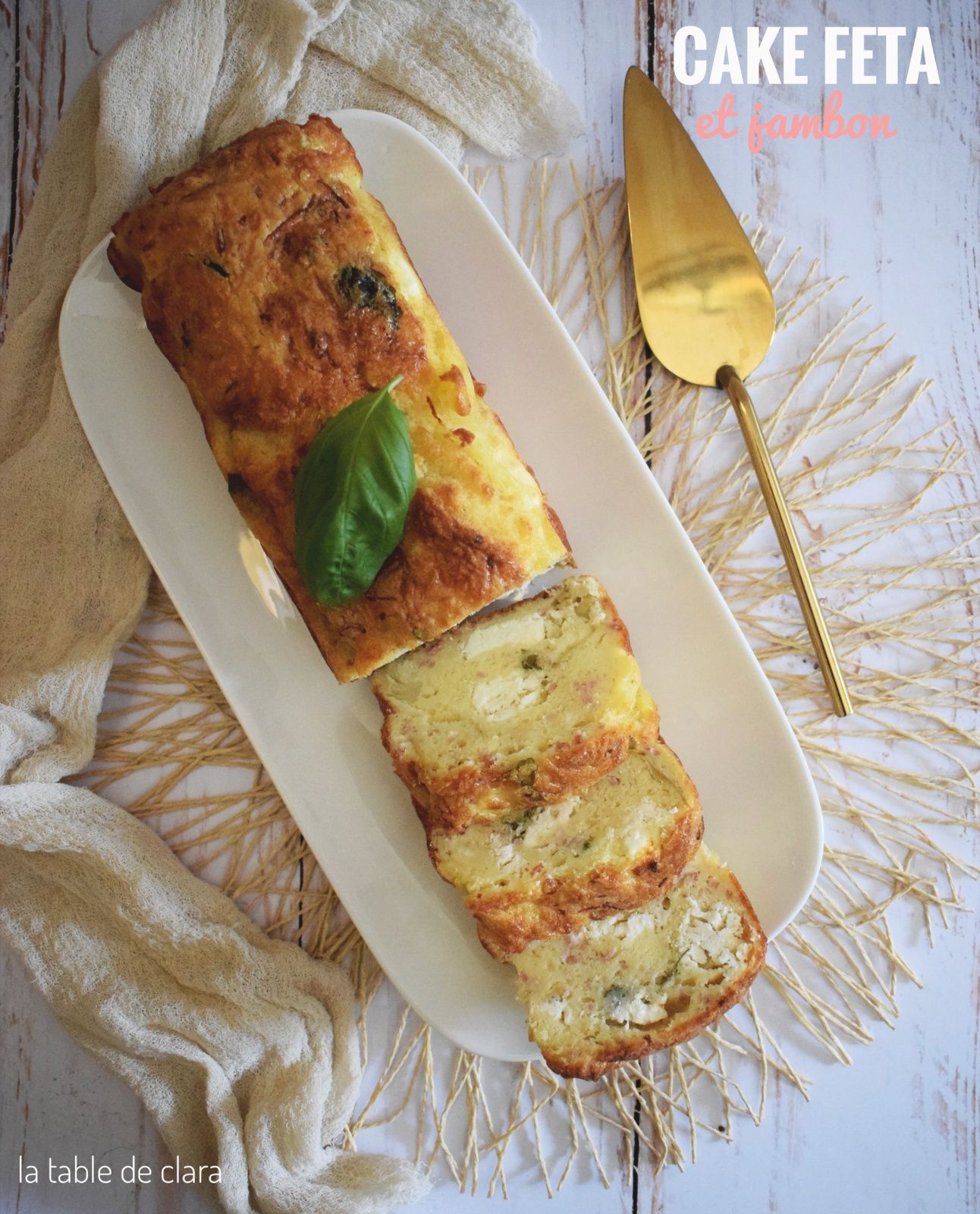 Cake feta et jambon