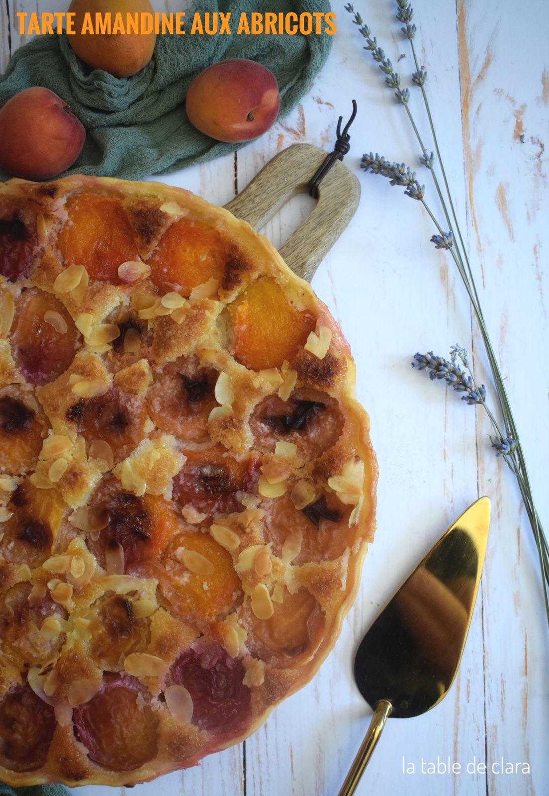 Tarte Amandine aux abricots 