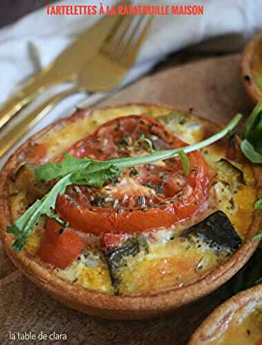 Tartelettes à la ratatouille maison