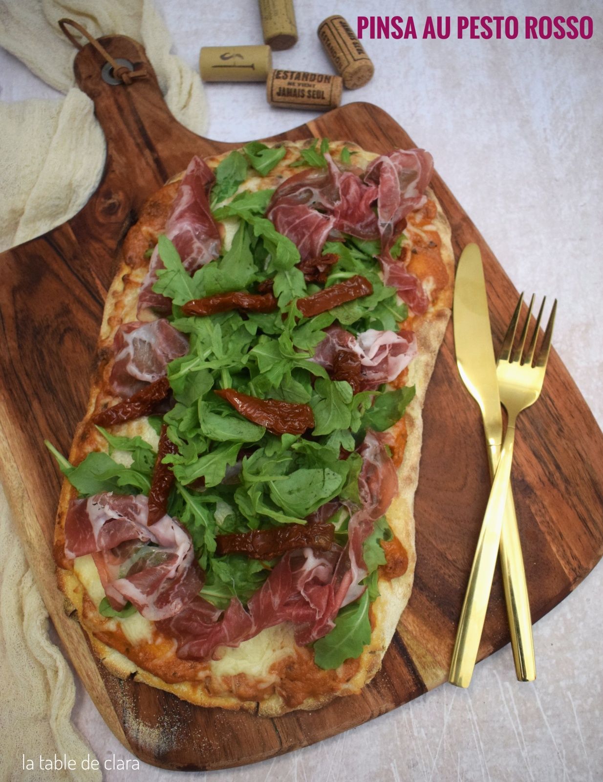 Pinsa au pesto rosso