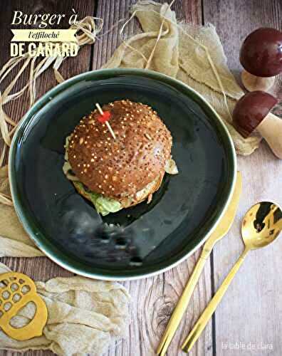 Burger à l'effiloché de canard