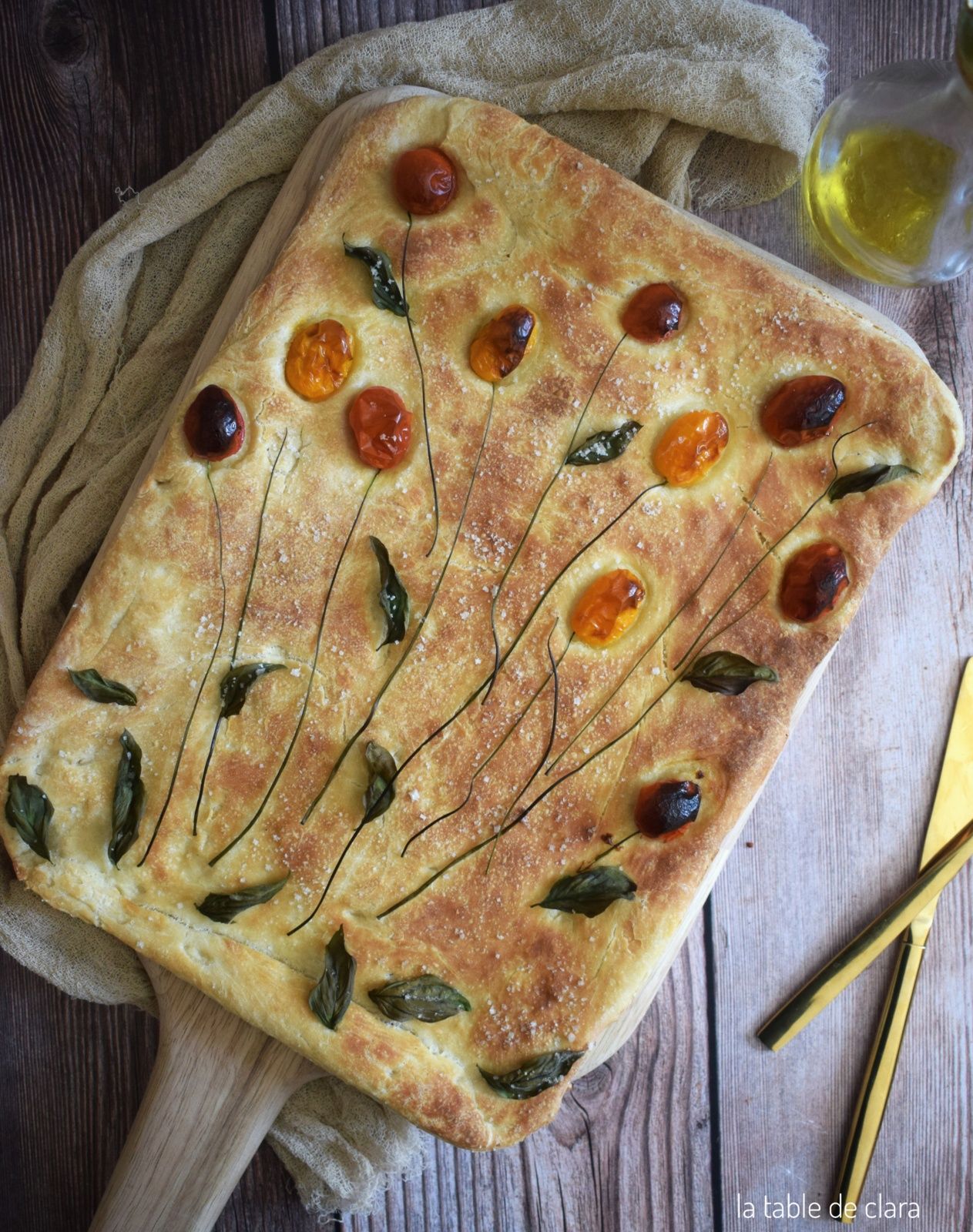 Focaccia bouquet