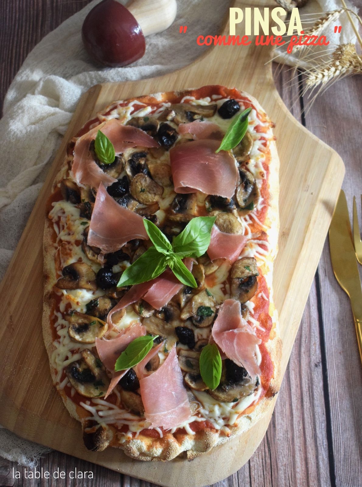 Pinsa " comme une pizza "