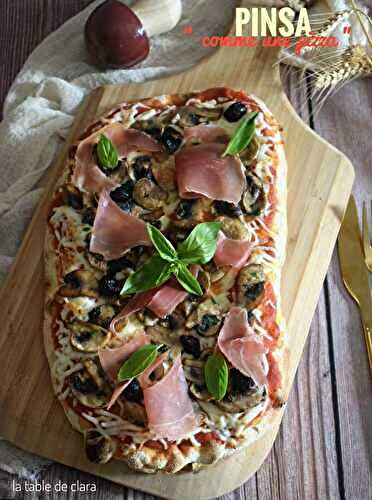 Pinsa " comme une pizza "