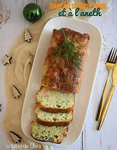 Cake au saumon frais et à l'aneth