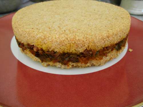 Gâteau de quinoa aux légumes