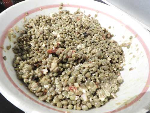 Salade de lentilles