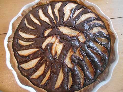 Tarte choco/poires