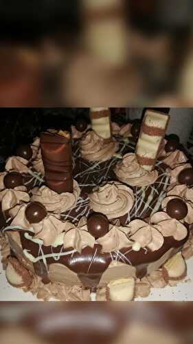 Gâteau au kinder bueno