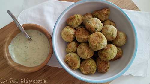 Boulettes de haricots cannellini (haricots blancs) au curry, riches en fibres et protéines végétales