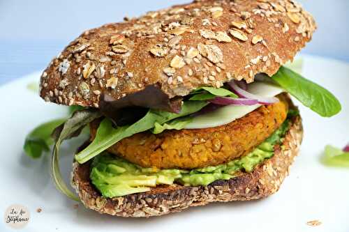 Burger de courge et lentilles pour faire le plein de protéines végétales