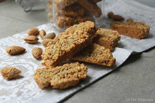 Cantucci - petits biscuits italiens aux amandes, recette vegan