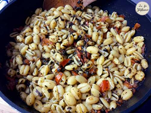 Cavatelli al profumo di mare - cavatelli aux algues nori, recette végétale