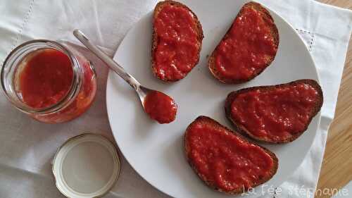 Confiture de tomates cerises: exquise!