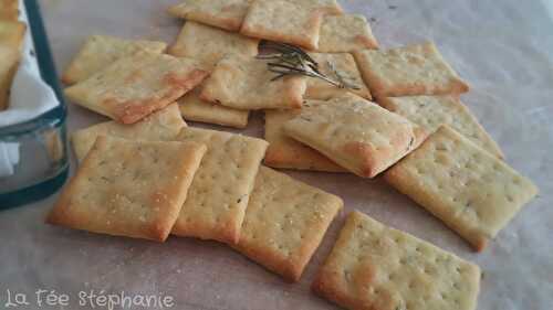 Crackers au romarin, un délice!