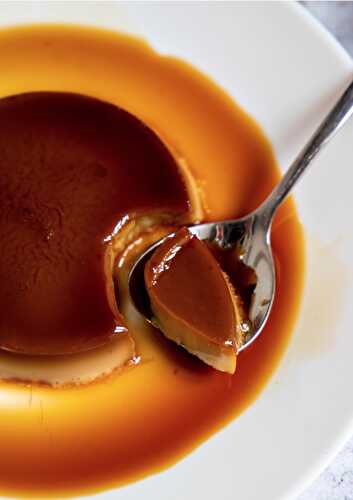 Crème caramel sans oeuf