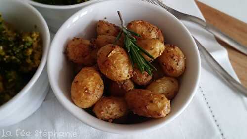 Délice de petites pommes de terre à la moutarde - recette végétalienne - La fée Stéphanie