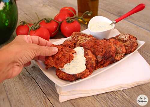 "Domatokeftedes", beignets de tomates comme à Skiathos