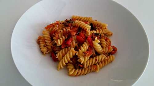 Fusilli aux tomates grillées