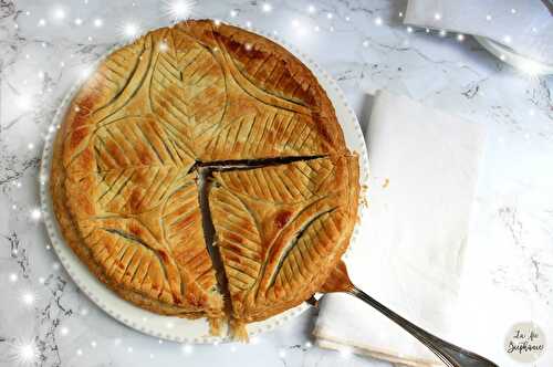 Galette des rois pralinée au chocolat, recette végétale (sans beurre, ni huile)