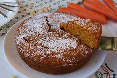 Gâteau à la carotte et aux amandes