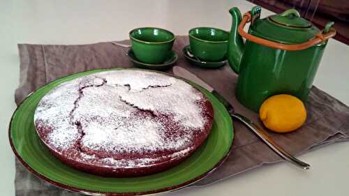 Gâteau au chocolat végétalien, sans oeuf ni beurre….favoloso!