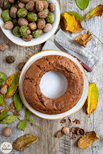 Gâteau au potiron et aux noix