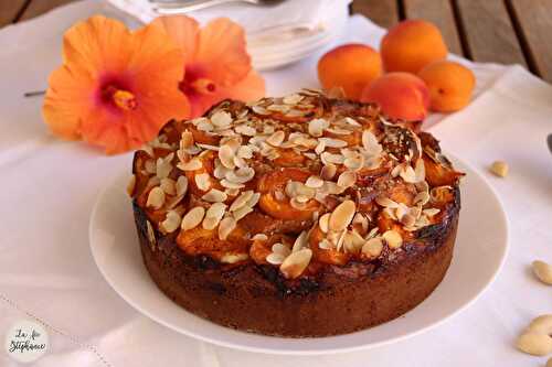 Gâteau aux abricots, recette vegan et sans sucre!