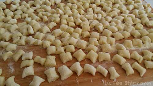 Gnocchi de pomme de terre, recette facile pour des pâtes fraîches maison - La fée Stéphanie