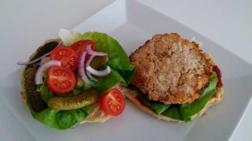 Hamburgers aux pois chiches, vegan