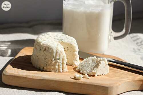 Lait d'amande fait maison à l'extracteur de jus, mais pas que!! Transformez l'okara en petit fromage végétal!