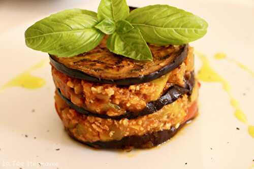 Lasagnes d'aubergines, une recette revisitée, vegan et sans gluten!