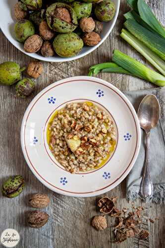 "Minestra di legumi e cereali" (soupe de légumineuses et céréales)