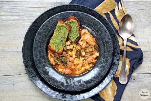 Minestrone au pesto, recette express avec auto-cuiseur