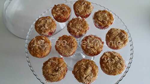 Muffins à la pomme, cannelle et amandes...100% végétalien!