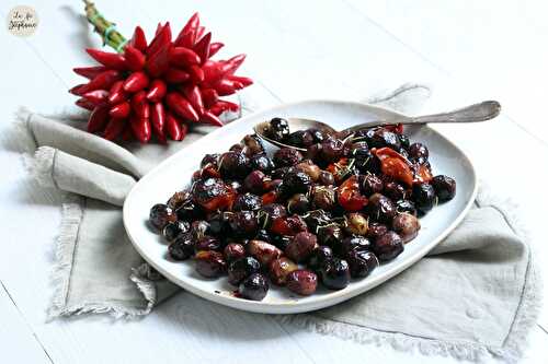 "Olive fritte alla barese", olives sautées