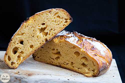 Pain au levain au potiron, cuisson en cocotte