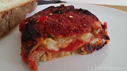 Parmigiana di melanzane (gratin d'aubergines)