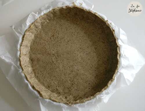 Pâte à tarte sans gluten - farines de sarrasin et riz complet