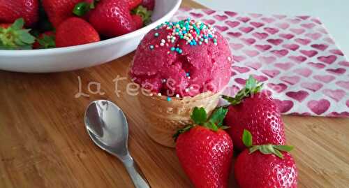Petite glace à la fraise