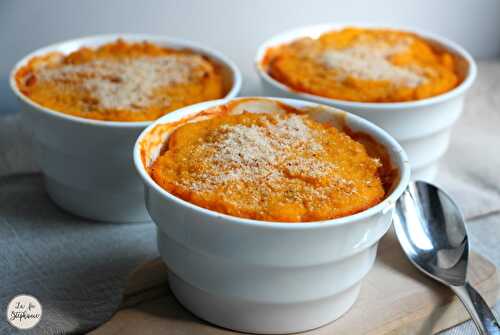 Petits hachis parmentier à la polenta de courge - recette végétale