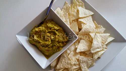 Pour l'apéritif: nachos et guacamole