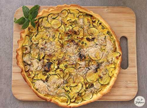 Quiche aux courgettes, une tarte salée qui change!