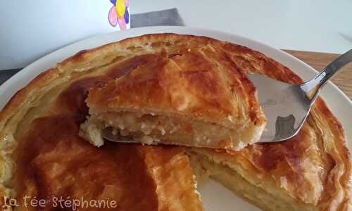 Recette de la galette des rois à la crème d'amande et aux pommes, 100% végétale