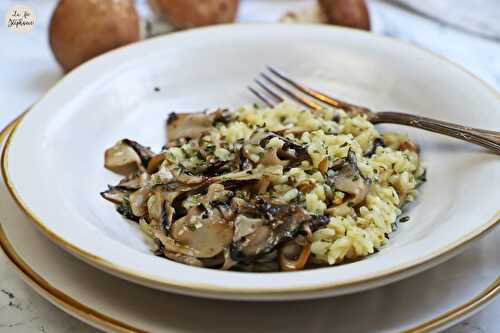 Risotto ai funghi cardoncelli