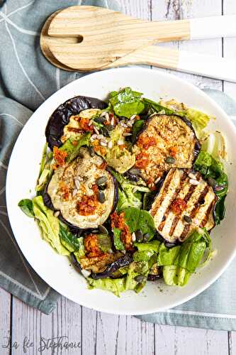 Salade d'aubergines grillées