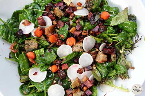 Salade méli-mélo de légumes crus et cuits - La fée Stéphanie