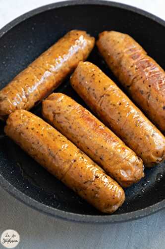 Saucisses de seitan à l'italienne